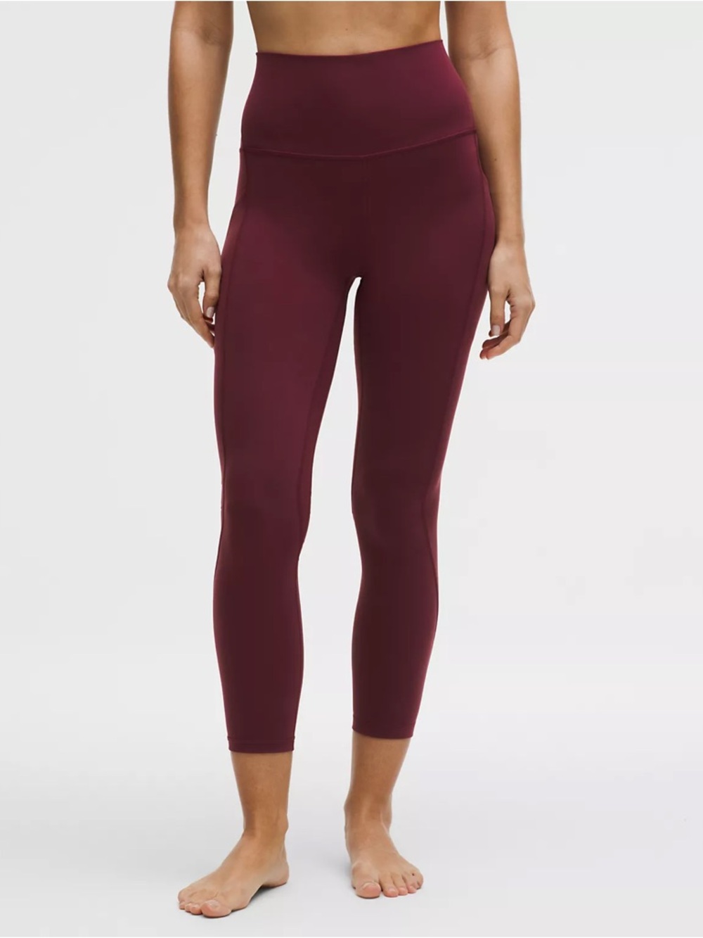 Lululemon Align High-Rise Pants w Pockets Burgundy Bay Leggings Sz 6